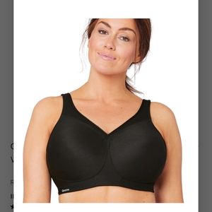 New Black Glamorise sports bra